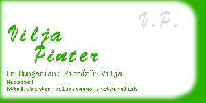 vilja pinter business card
